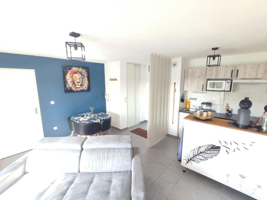 Apartmán T2 Avec Jardin Proche Aeroport, Airbus, Meet Daux Exteriér fotografie